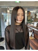 前髪なし姫カット＊長め
