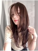 韓国ヘアー/ダブルカラー/ハイライト/イメチェン/エクステ/梅田
