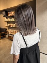 サニー 渋谷(SUNNY) バレイヤージュ、ハイライト、レイヤーカット、切りっぱなしボブ