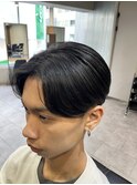 毛流れセンターパート
