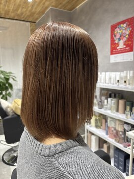 やわらかベージュ(ブリーチ一回)