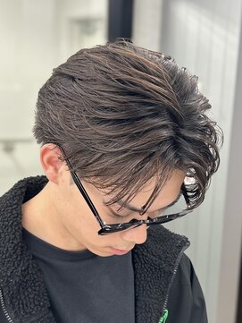 フェザーショート/広島メンズ/毛流れ