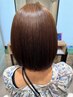 〈クセ毛ママ向け〉朝のまとまり重視カット+髪質改善カラー