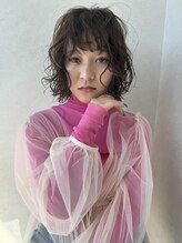 ノア(NOA by KENJE)&nbsp;無造作ボブパーマ【星野弘樹】