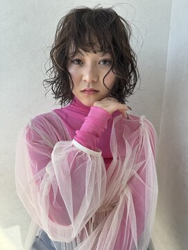 ノア(NOA by KENJE) 無造作ボブパーマ【星野弘樹】