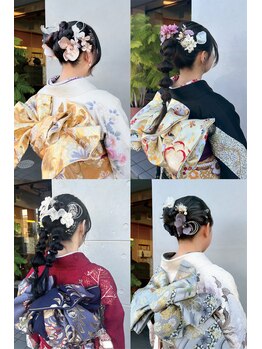 ブランカ(blanca)の写真/スタジオ完備!ヘアセット/着付け/撮影/アルバム作成まで、美容室で全部完結◎特別な日を形に。