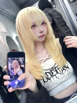 インク 渋谷(INK.)&nbsp;イメチェンヘアスタイルアンブレラカラーピンクベージュ