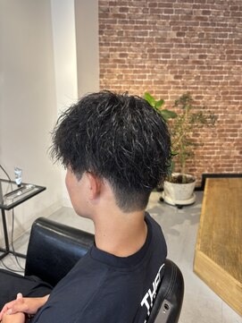 マーズ オム 山本丸橋店(mars HOM) メンズツイストスパイラル×無造作マッシュ