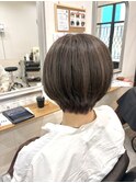 大人美人くびれショートボブ×髪質改善カラー