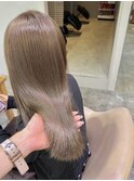 ブリーチなしベージュ