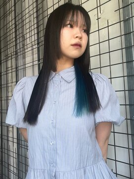 ウム(UMM) inner turquoise blue