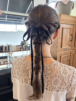 ワッカ(WAKKA)の写真/ヘアセットのご予約承っております。