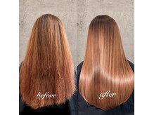 ユアーズヘア 熊本下通店(youres hair)の雰囲気（youresオリジナル髪質改善ULTOWA大好評る♪#縮毛矯正/#髪質改善）