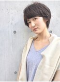 ショート/ローライト/グレージュ/イルミナカラー/オーシャン