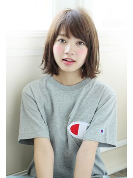 アンアミ オモテサンドウ(Un ami omotesando) 【Un ami】《増永剛大》10代～40代人気、切りっぱなし外ハネボブ