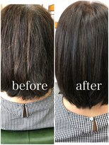 マイン ヘアー クリニック(main hair Clinic)&nbsp;お客様の縮毛矯正