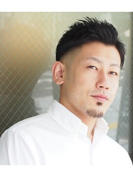 メンズ レオ 南森町店(men's LEO) スキンフェード×ラインパート