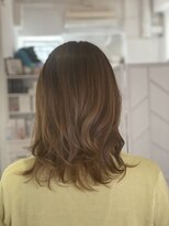 ツムグ 代官山店(TUMUGU) 大人可愛いニュアンスカラー白髪ぼかし/脱白髪染め/こなれミディ