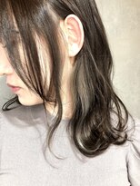 セシルヘアー(CECIL hair)&nbsp;ミディアムレイヤー  ウルフスタイル  グレージュ 下北沢