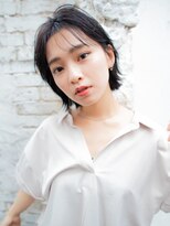 ヘアアンドメイク ルナルナ 天童店(HAIR&MAKE LUNA LUNA)&nbsp;切りっぱなしショートボブ