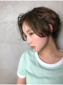 モテ髪カタログ/クールショート/イルミナ【髪質改善オージュア】