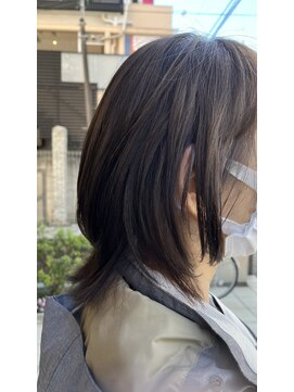 エイチ エアー ダヴ H air DAV調布北口 白髪ぼかし 柔らかいグレイ系