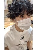 乾かしてキマるメンズショートパーマ
