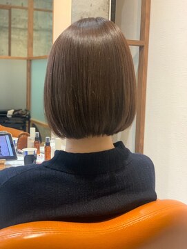 ジーナ セントラル銀座(Zina) ワンレン＊髪質改善＊アッシュベージュ【ZinaCENTRAL】