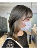 Olive"抜け感イヤリングカラー"