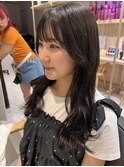 暗ツヤ髪
