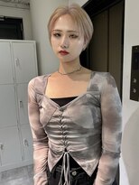 ペレ 梅田(PELE)&nbsp;前髪/アンブレラカラー/こなれミディ/イメチェン/ウェーブパーマ