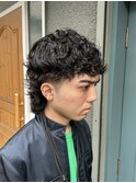 マレットヘア×パーマ