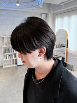 アレアル 広島並木通り店(ALEAR) 曲がる縮毛矯正/センターパート/ダウンパーマ