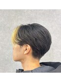 毛流れセンターパート、ナチュラルパーマ