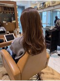 フェミニンロングウェーブミディアム似合わせカット