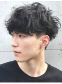新宿エリアNo1人気メンズスタイル！ツーブロックツイストパーマ