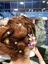 シャルムヌーボー(charmes nouveau) 華やかアップスタイル