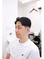 パストアンドニュー(past and new) 七三分け ツーブロック