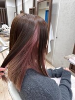 ヘアーアンドメイク アズール 浦和店(Hair&Make Azur)&nbsp;インナーカラー/ペールピンク