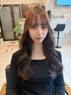 ナイト(KNIGHT) レイヤーカット/くびれ巻き/ブラウンカラー