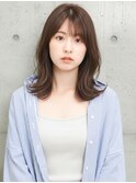 シースルーバング/くびれヘア