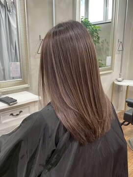 ヘアプレイスソル (HAIR PLACE SoL) ストレートロング/透明感カラー/ショコラブラウン