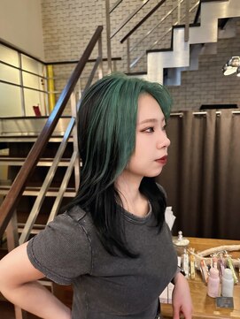 レブ 難波店(REV.) 髪質改善/ブリーチ/ダブルカラー/韓国/インナーカラー/難波