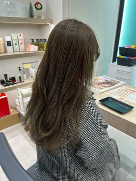 アクセスムーン 日立滑川店(Access Moon) 黒髪/クラゲヘアー/オリーブグレー/小顔/ココアベージュ/日立駅