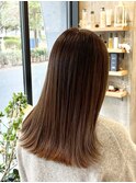 黒髪/クラゲヘアー/オリーブグレー/小顔/ココアベージュ/行徳