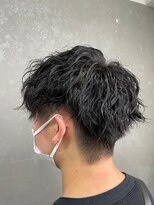 アオアクア 新越谷店(AO-AQUA)&nbsp;メンズヘア/刈り上げ/ニュアンスパーマ/ツーブロック/時短セット