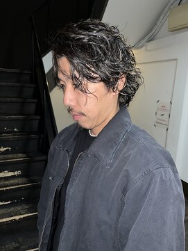 【BOW style】メンズボブニュアンスパーマ