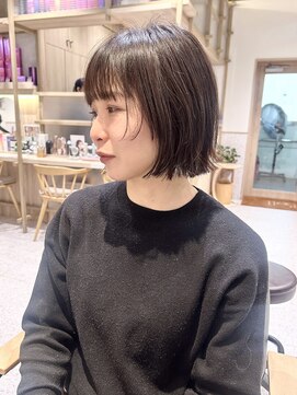 ゼストソエル(ZEST soell) 立川／暗めカラー／髪質改善／艶髪ミディアム／大人女性向け