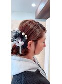 ふんわりシフォンリボンの大人かわいい簡単アレンジ