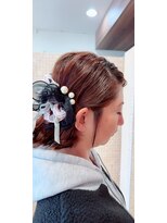 ショコラ(chocolat)&nbsp;ふんわりシフォンリボンの大人かわいい簡単アレンジ